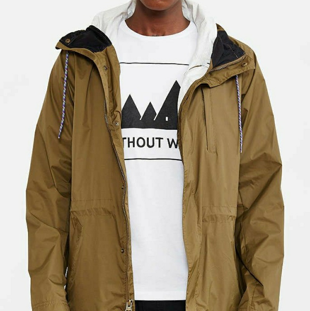 Without Walls Men's Hiking Rain Coat Windbreaker